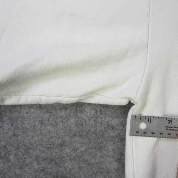 Barry's Sweatshirt Mens 2XL White Crewneck Pullover Gym Fitness Athletic Logo - Picture 7 of 9